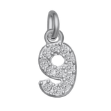 Small Diamond Number Charms