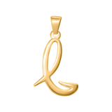 Large Cursive Letter Charms
