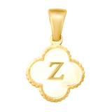 Reversible Initial Flower Charm