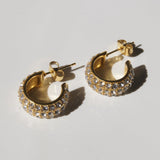 Diamonds Round Earrings