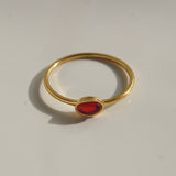 Red Stone Ring