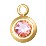 Round Birth Stone Charms