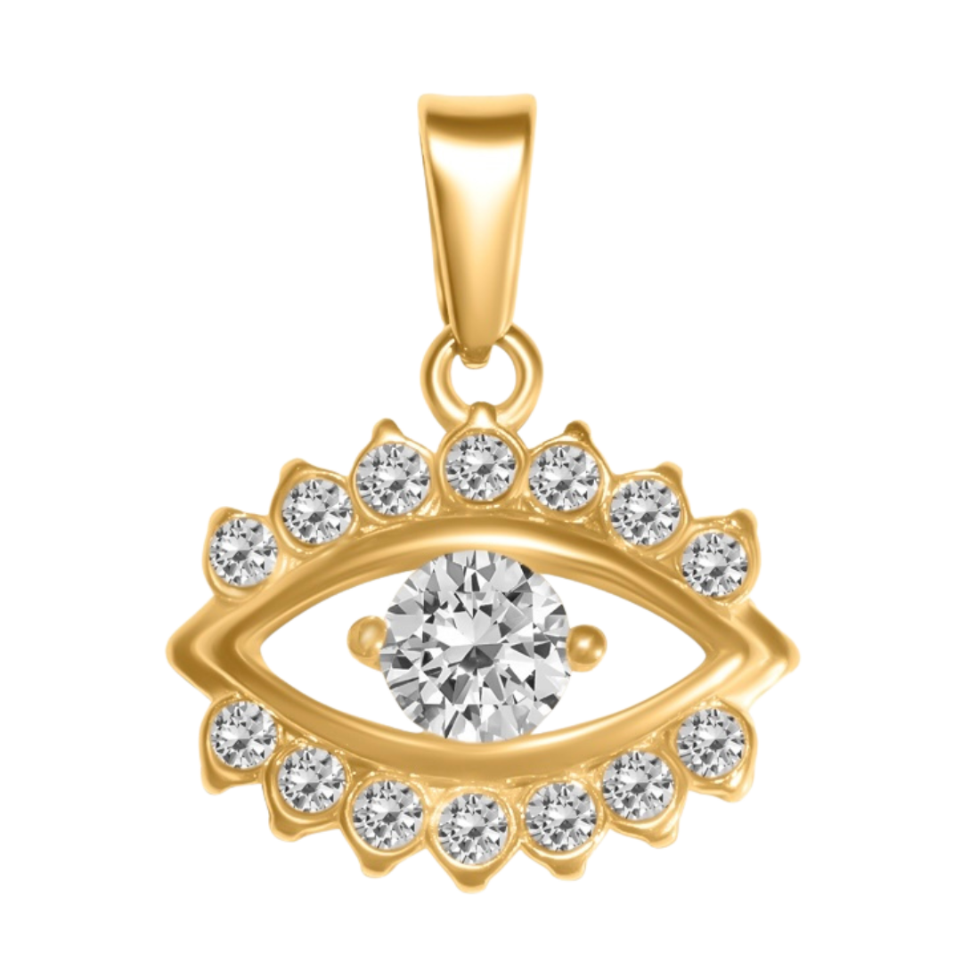 Diamond Evil Eye Charm