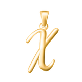 Large Cursive Letter Charms