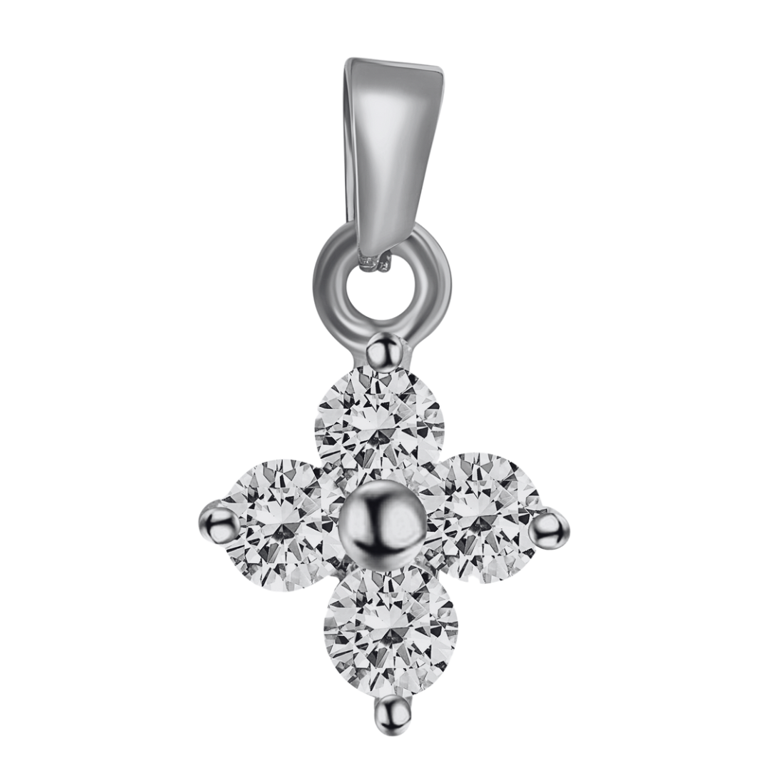 Diamond Clover Charm