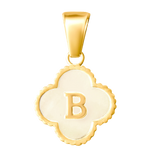 Reversible Initial Flower Charm