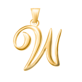 Large Cursive Letter Charms