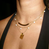 Pearl Beads Around Necklace