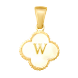 Reversible Initial Flower Charm
