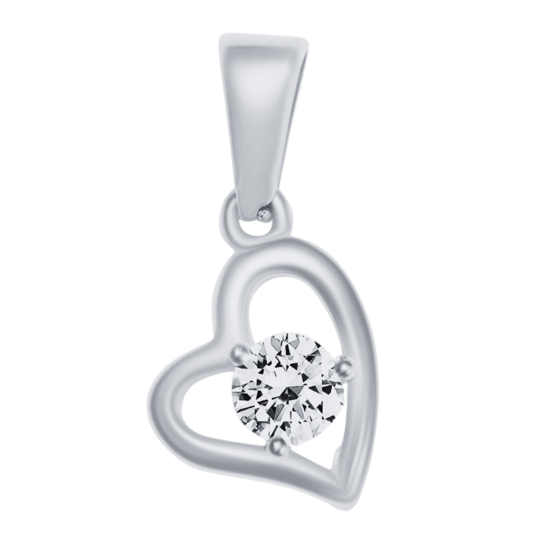 Diamond Heart Charm
