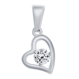 Diamond Heart Charm