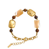 Chunky Pearl and Stone Bracelet