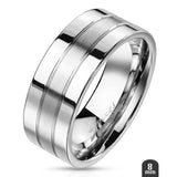 Double Lined Band Ring