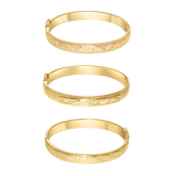 Patterned Clip-On Bangles