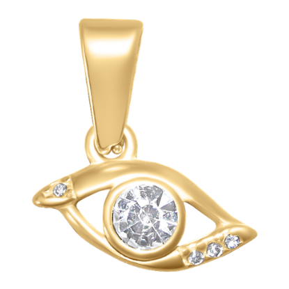 Simple Diamond Eye Charm