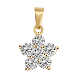 Diamond Flower Charm