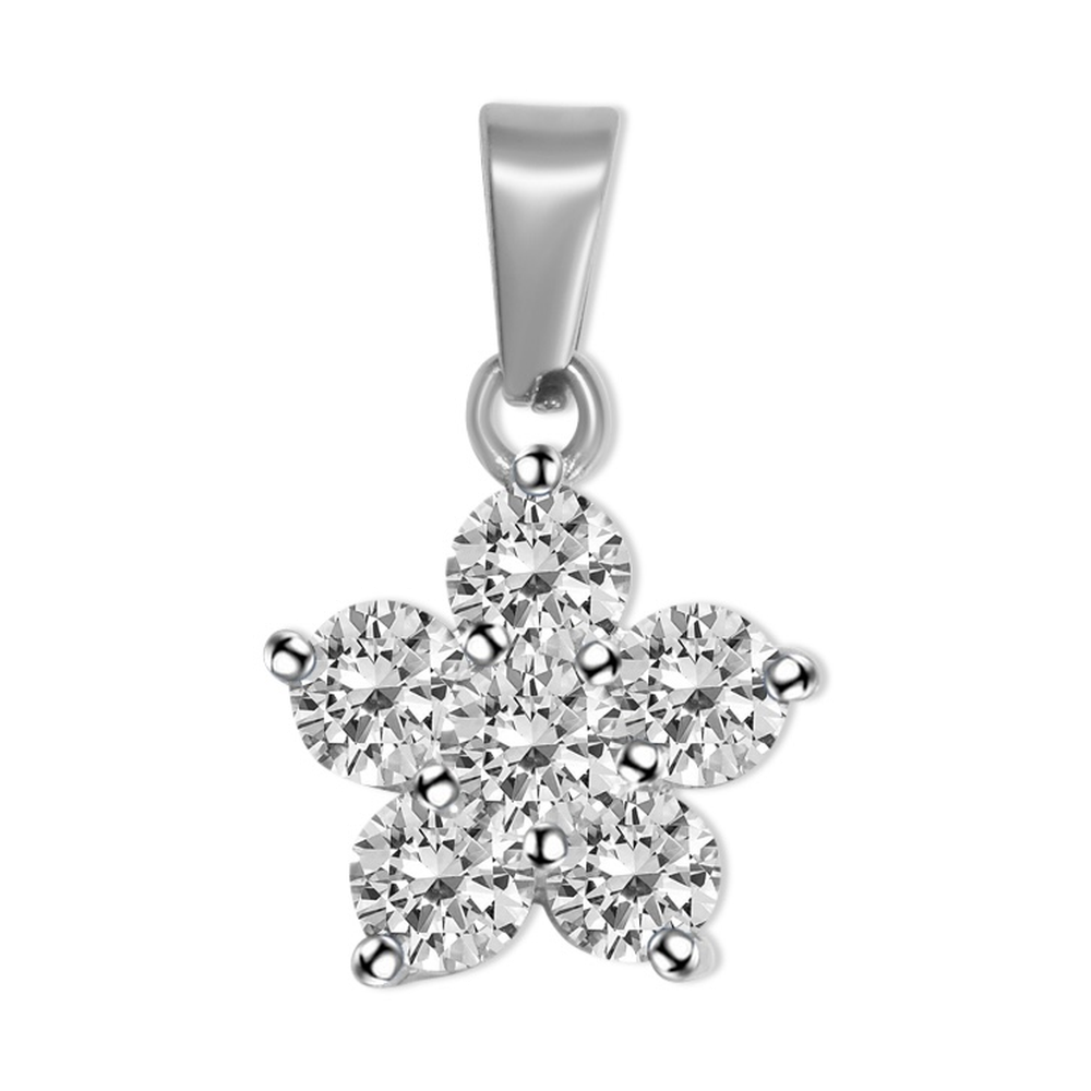 Diamond Flower Charm