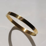 Diamond Lines Gold Bracelet