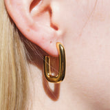 Rectangular U Earrings