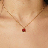 Red Stone Necklace