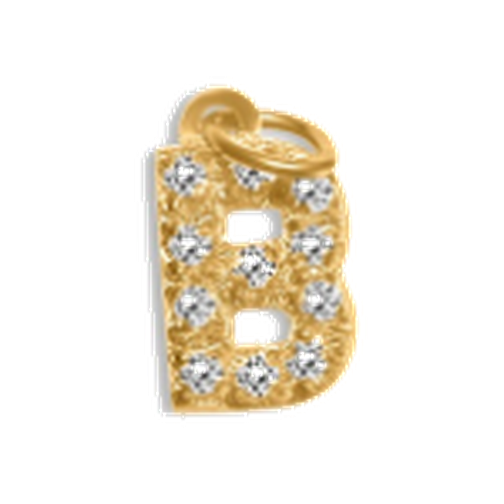 Small Diamond Letter Charms (A-Z)