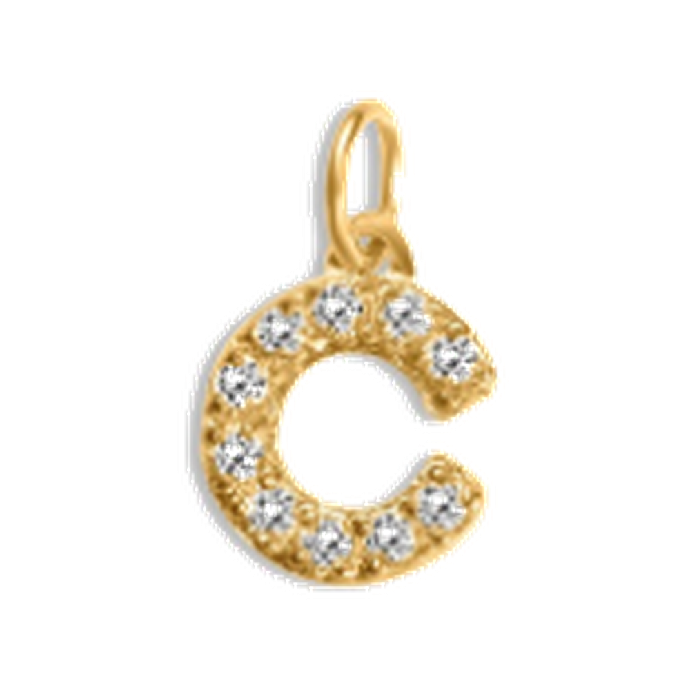 Small Diamond Letter Charms (A-Z)
