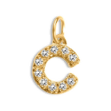 Small Diamond Letter Charms (A-Z)