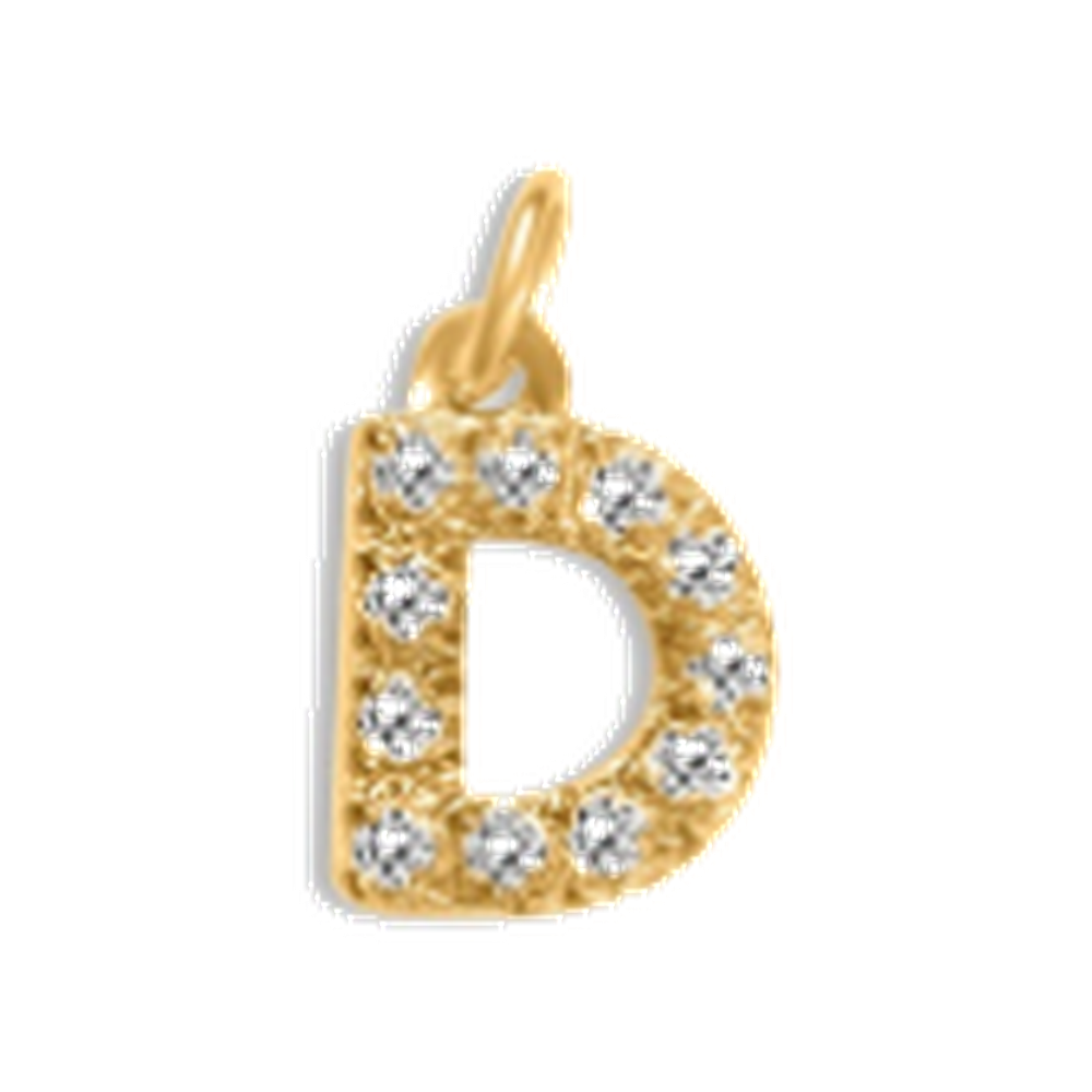 Small Diamond Letter Charms (A-Z)