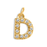 Small Diamond Letter Charms (A-Z)