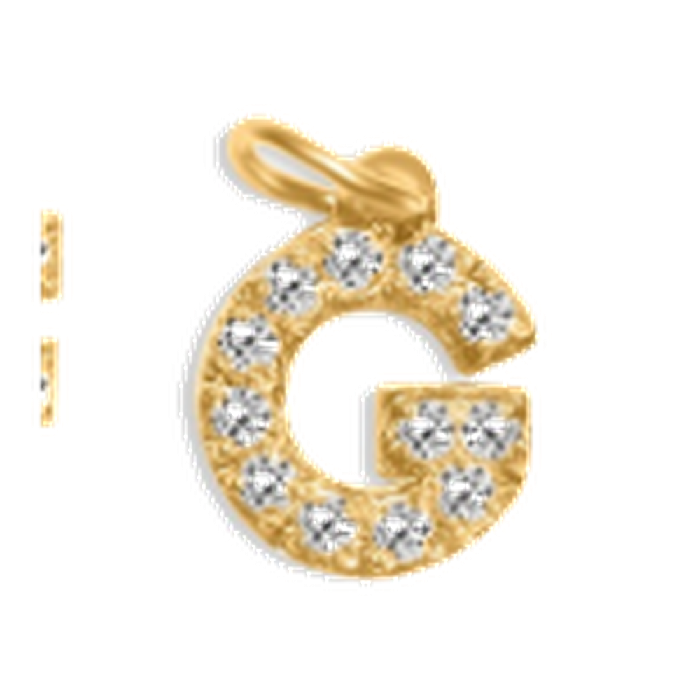 Small Diamond Letter Charms (A-Z)