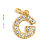 Small Diamond Letter Charms (A-Z)