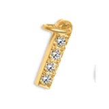 Small Diamond Letter Charms (A-Z)