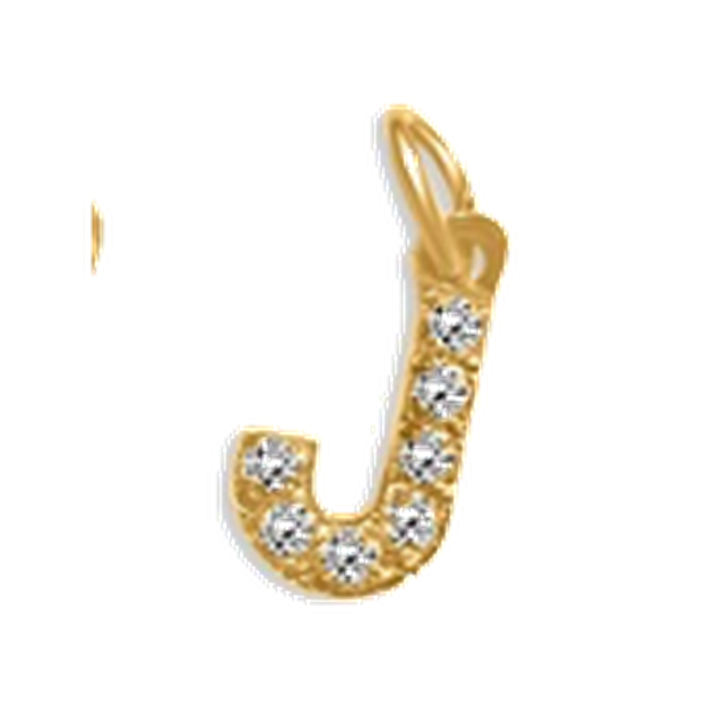 Small Diamond Letter Charms (A-Z)