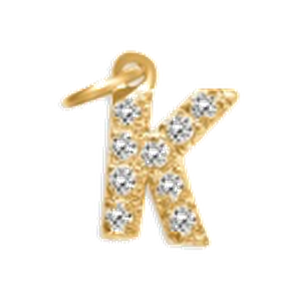 Small Diamond Letter Charms (A-Z)