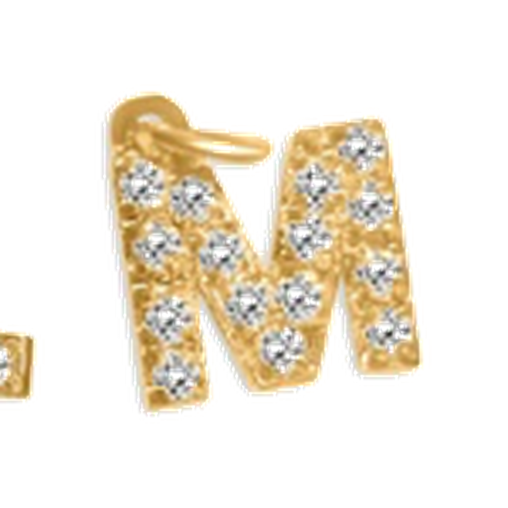 Small Diamond Letter Charms (A-Z)