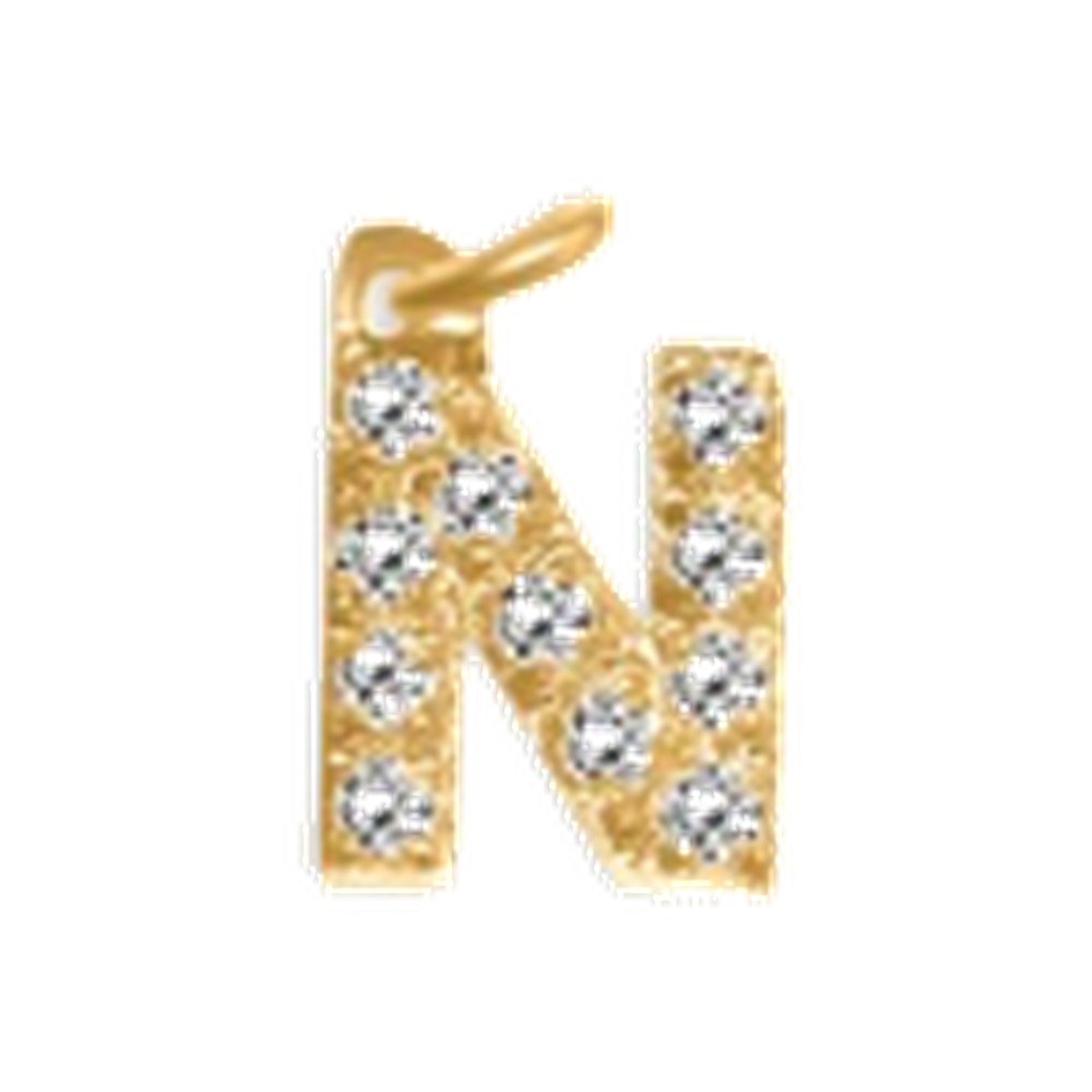 Small Diamond Letter Charms (A-Z)