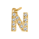 Small Diamond Letter Charms (A-Z)