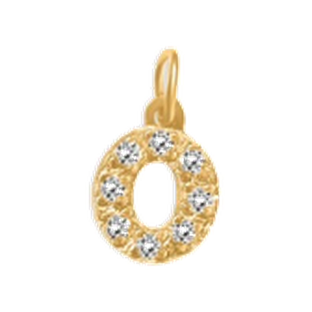 Small Diamond Letter Charms (A-Z)