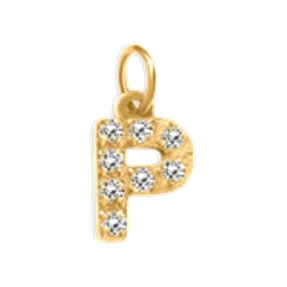 Small Diamond Letter Charms (A-Z)