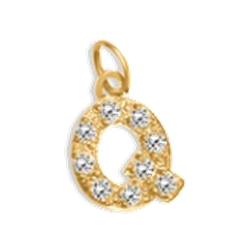 Small Diamond Letter Charms (A-Z)