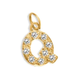 Small Diamond Letter Charms (A-Z)