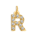 Small Diamond Letter Charms (A-Z)