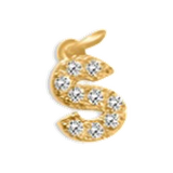 Small Diamond Letter Charms (A-Z)
