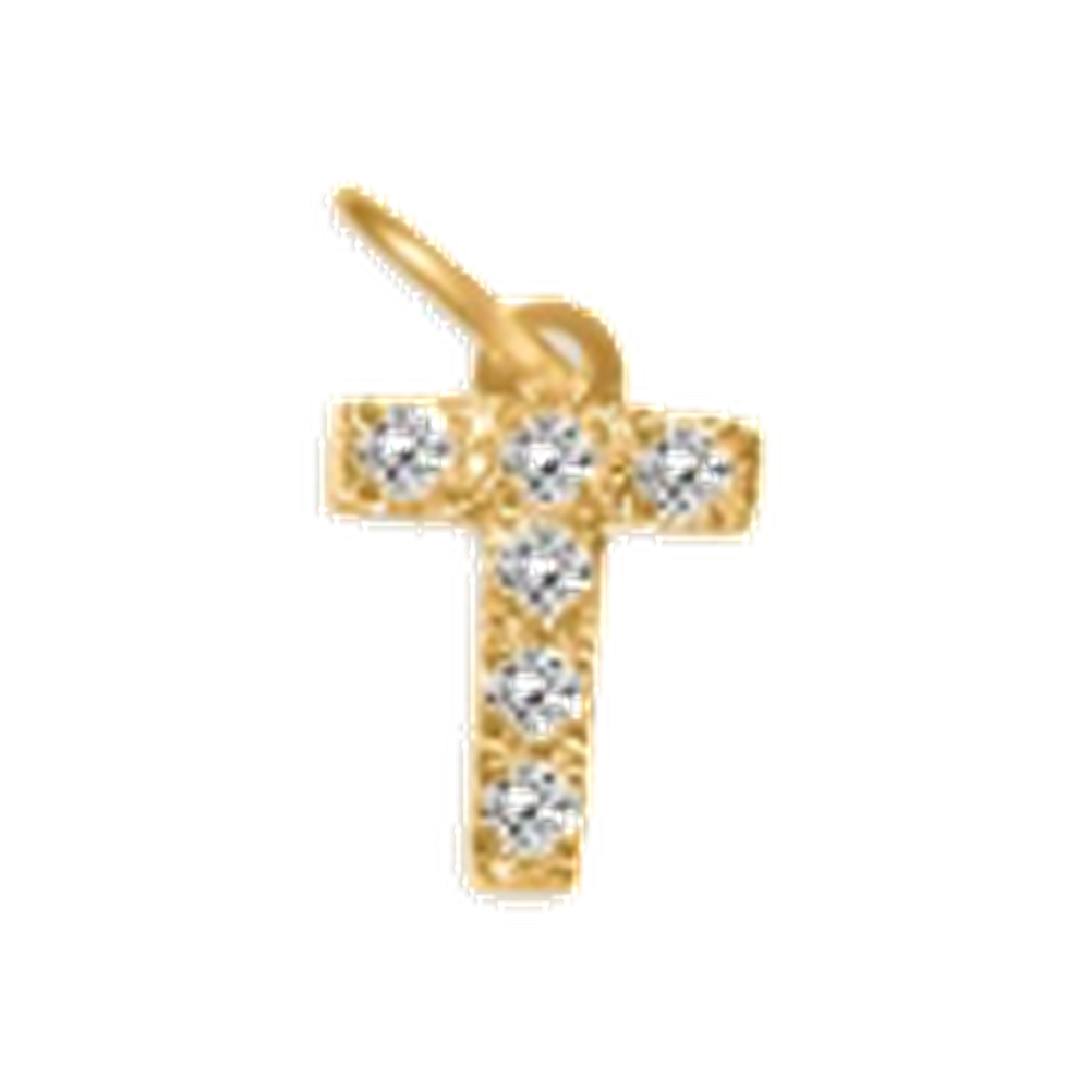 Small Diamond Letter Charms (A-Z)