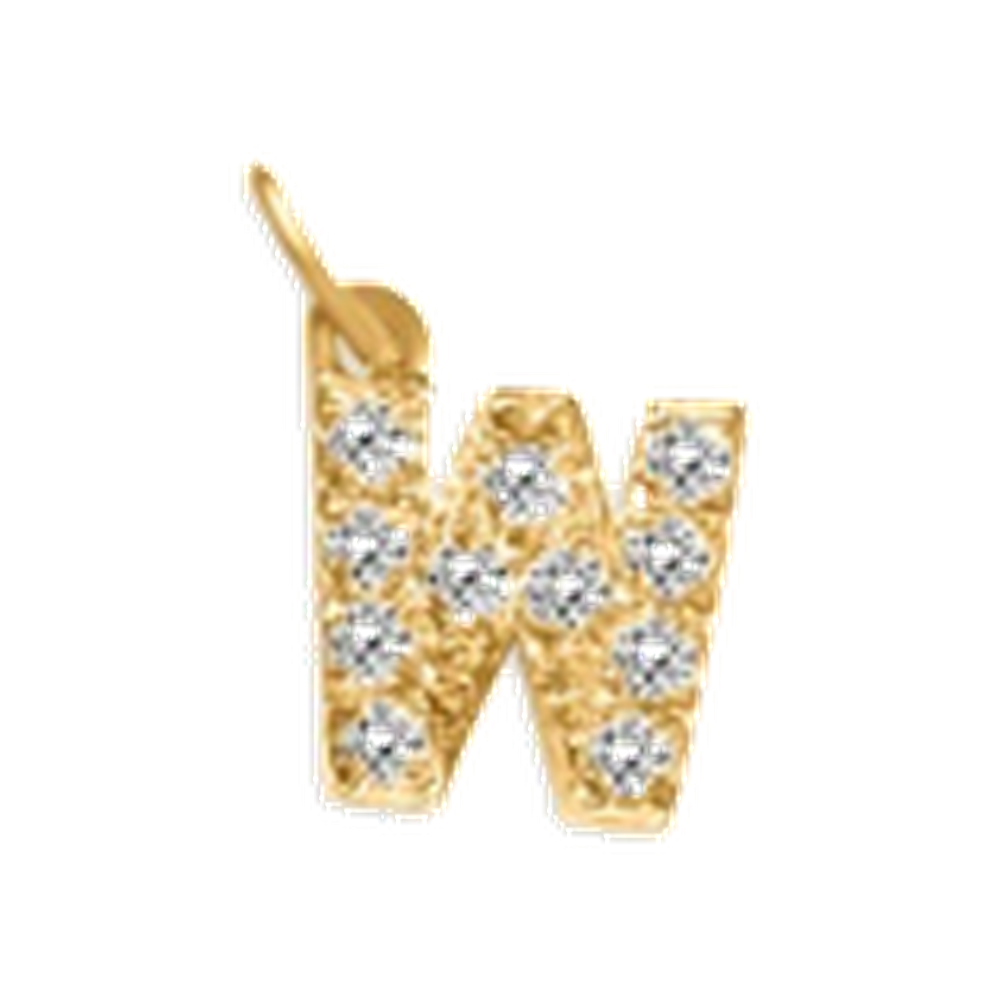 Small Diamond Letter Charms (A-Z)