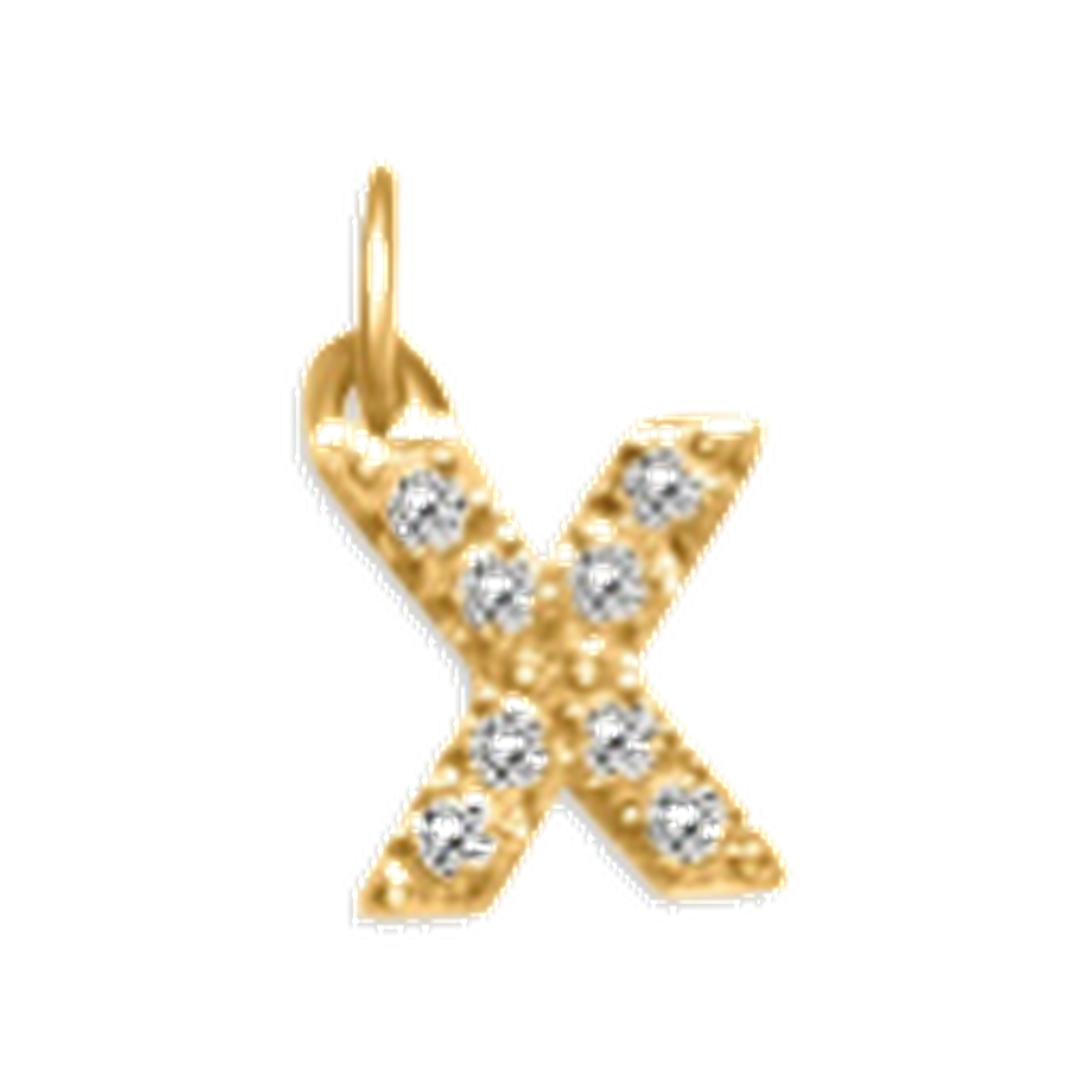 Small Diamond Letter Charms (A-Z)