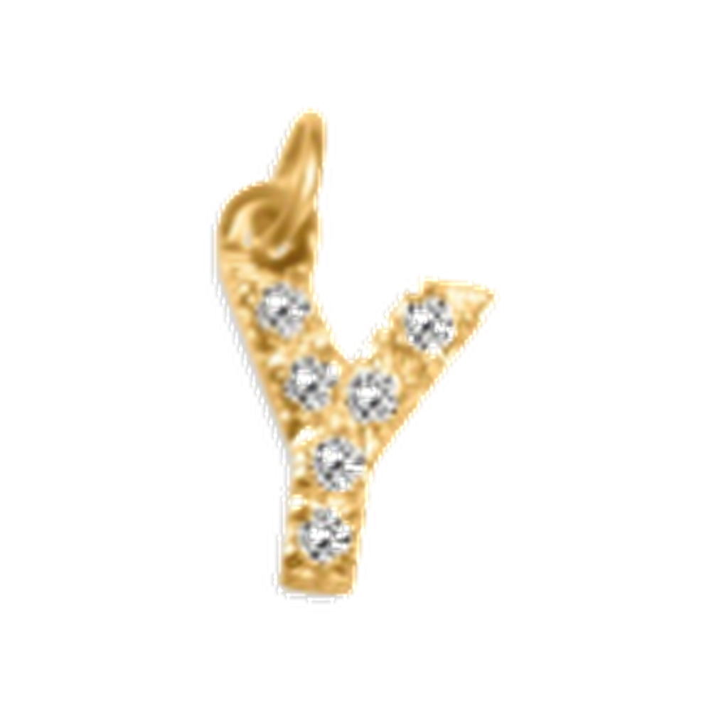 Small Diamond Letter Charms (A-Z)