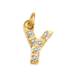 Small Diamond Letter Charms (A-Z)
