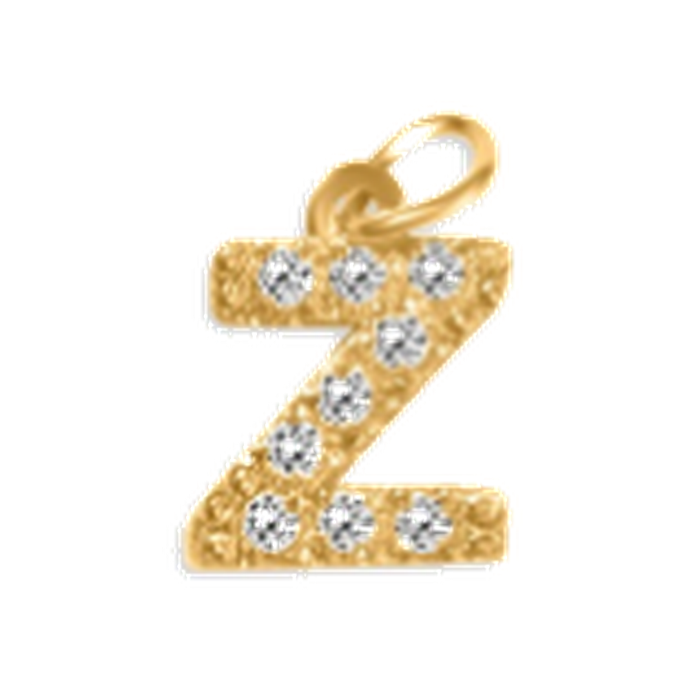 Small Diamond Letter Charms (A-Z)