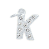 Small Diamond Letter Charms (A-Z)
